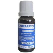 Carrapatox 20ml - Antipulgas e Carrapatos - Banho e Pulverização - Cães e Gatos