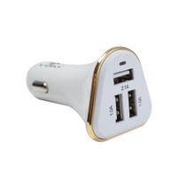 CARREG.VEICULAR USB MULTITENSAO MOD.XC-V6-USB X-CELL Braco/Dourado - DS TOOLS CARREG.VEICULAR USB MULTITENSAO MOD.XC-V6-USB X-CELL Braco/Dourado - DS TOOLS
