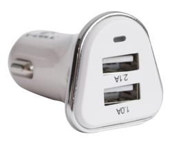 CARREG.VEICULAR USB MULTITENSAO MOD.XC-V7-USB X-CELL Braco/Prata - DS TOOLS