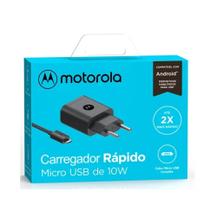Carregador 10W Motorola Turbo Power Moto G8 Power Lite Micro USB