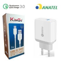 Carregador 2 Metros Turbo para Samsung Galaxy A21S -Completo Carregador 2 Metros Turbo para Samsung Galaxy A21S -Completo