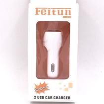 Carregador 2 USB veicular 3100 mA Feitun AH -0029