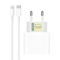 Carregador 20W e Cabo UsbC para Lightning 1M
