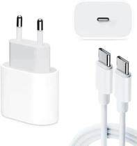 Carregador 20W Turbo Fonte USB-C + Cabo 1M Compatível com Iphone 15 15 pro 15 max 15 plus Carregador 20W Turbo Fonte USB-C + Cabo 1M Compatível com Iphone 15 15 pro 15 max 15 plus