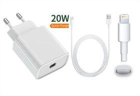 Carregador 20W Turbo Fonte USB-C Compatível Modelo Iph11