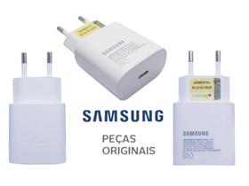 Carregador 25W ultra turbo Galaxy Note 20 original Samsung- BRANCO COD. GH44-03134A