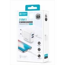 Carregador 2em1 5v-3.a turbo type-c usb x2 sx-fc59-c Carregador 2em1 5v-3.a turbo type-c usb x2 sx-fc59-c