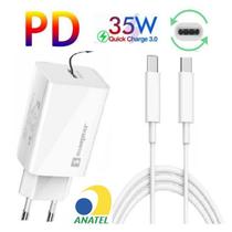 Carregador 35W Fast Charger PD TipoC X TipoC Modelos Android