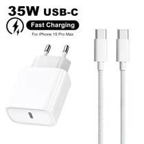 Carregador 35W Tipo C 5G Cabo C para C Super Fast Charging TEC