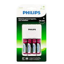 Carregador 4 Pilhas Philips Aa Alta Velocidade Original