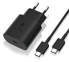 Carregador 45W Turbo Super Rápido USB C + Cabo Tipo C
