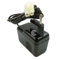 Carregador 7,2v 800mah Para Carrinhos Moto Eletrica Plug Tamya