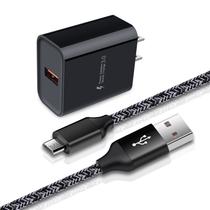 Carregador ABCPOW Adaptive Fast Charger para Samsung Galaxy S7 Edge S6 S5 J3 J3V J7 J7V J5, Moto G5 G4 E6 E5 E4, LG Stylo 3 2 G4 K50 K40 K22 K20