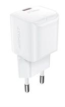Carregador Acefast A77 Mini 30W USB-C + USB-C Whit Carregador Acefast A77 Mini 30W USB-C + USB-C Whit