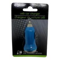 Carregador Adptador Veicular E-Circuit 12V Usb - Azul