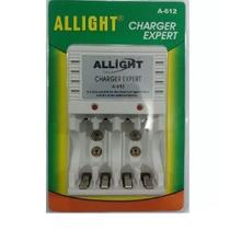 Carregador Allight Charger Expert Maxday A-612 Para 4 Pilhas Aa, Aaa E Bateria 9v 110/220v