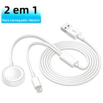 Carregador Apple Watch 2 Em 1 Cabo USB De Carregamento Rápido Para iPhone Série 14 13 12 11 pro Max
