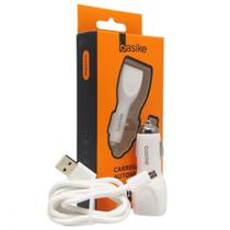 Carregador Automotivo Basike Car-G5111 3.4A 12/24V Branco