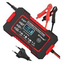 Carregador Automotivo de Bateria Carro Caminhão Moto Jet Ski Portátil 12V até 100A Bivolt c Display