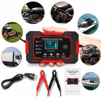 Carregador Automotivo Profissional Bivolt 12V 6A Inteligente Baterias de 4Ah a 100Ah Motos Carros Caminhões - NoroTech Eletrônicos Carregador Automotivo Profissional Bivolt 12V 6A Inteligente Baterias de 4Ah a 100Ah Motos Carros Caminhões - NoroTech Eletrônicos