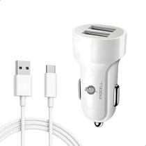 Carregador Automotivo Tipo C 2 Saidas Usb Carregador Automotivo Tipo C 2 Saidas Usb