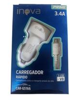 Carregador automotivo v8 3,4a inova