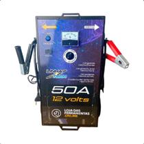 Carregador Bateria 50a 12v 1 Relógio Com Auxiliar De Partida Carregador Bateria 50a 12v 1 Relógio Com Auxiliar De Partida