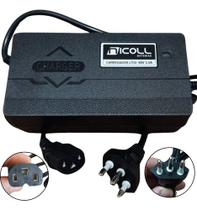 Carregador Bateria de Lítio 60V 3,5A Bicicleta Moto Elétrica Bivolt Original Conector TRIPOLAR Carregador Bateria de Lítio 60V 3,5A Bicicleta Moto Elétrica Bivolt Original Conector TRIPOLAR