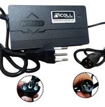 Carregador Bateria de Lítio Bicicleta Moto Elétrica 48v Bivolt Original Conector FISH Com Garantia Carregador Bateria de Lítio Bicicleta Moto Elétrica 48v Bivolt Original Conector FISH Com Garantia