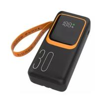 Carregador Bateria Portátil Power Bank - 30.000MAH - Carrega Celular Notbook Tablet Smartwatch de 6 a 12 cargas. - HM