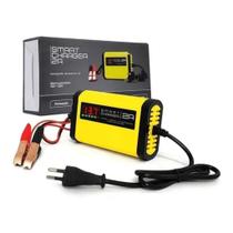 Carregador Bateria Smart Charger 2A Fonte Inteligente 12Volts 110~220VAC Para Moto