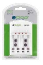 Carregador Biv Auto Stop S/ Pilhas - 4 Aa - 4 Aaa Ou 2 De 9v