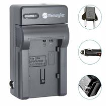 Carregador BP-808 BP-827 para Canon HF-10, HF-G20, HF-M30, HF-S100