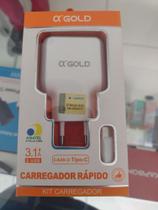 Carregador CA09-3/TIPO -C - Gold