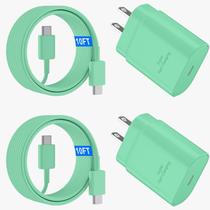 Carregador + Cabo tipo C 10 pés 25 W para Samsung Galaxy S24/S23/S22