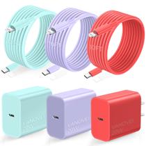 Carregador+cabo USB C para Lightning de 10 pés para iPhone 14/13