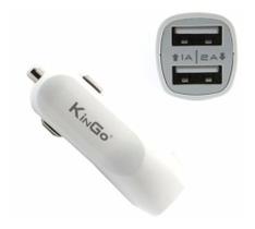 Carregador Carro Kingo 2 Usb 2100mah Tablet Gps Celular