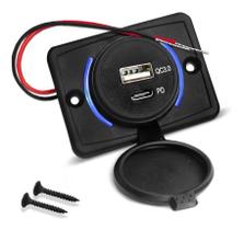 Carregador Carro Tomada p/ Celular Usb-Pd 12/24v Roadstar