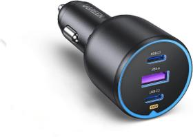 Carregador Carro Ugreen 130W Compatível 100W 65W 45W 30W 20W