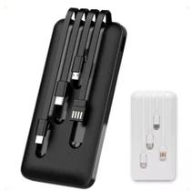 Carregador cel Portátil Power Bank 20.000 Mah Universal 4 em 1 Carregador cel Portátil Power Bank 20.000 Mah Universal 4 em 1