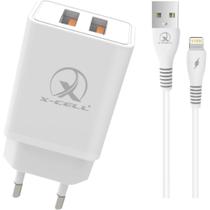 Carregador Celular de Parede 2X1 Cabo USB 6A+IOS 1M com CAR Carregador Celular de Parede 2X1 Cabo USB 6A+IOS 1M com CAR