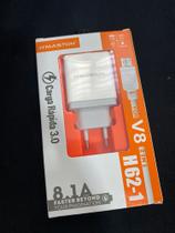Carregador Celular Quick Charge Rápido Turbo 3 Usb V8 8.1 - Relogs