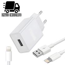 Carregador Celular Rapido Tipo IP USB com Cabo Super Rapido 2.4A