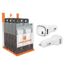 Carregador Celular Smartphone Veicular Turbo Fast Usb Bco Carregador Celular Smartphone Veicular Turbo Fast Usb Bco