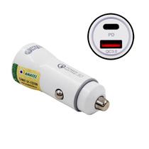 Carregador Celular Turbo Veicular USB Tipo C Qc 3.0 para Carro Haiz HZ-AC5VC