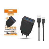 Carregador com 2 entrada USB Carregador com 2 entrada USB