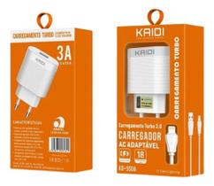 Carregador com cabo Celular Turbo 3.0 Usblightning 18w Carregador com cabo Celular Turbo 3.0 Usblightning 18w