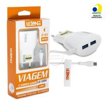 Carregador Com Fio Lelong Le-519V Tipo Micro