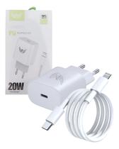 Carregador Com Porta Tipo-c E Cabo Lightning Al-5020-5g Carregador Com Porta Tipo-c E Cabo Lightning Al-5020-5g