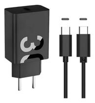 Carregador compativel com celulares Motorola Turbo 30w Tipo C Edge 40 Edge 50